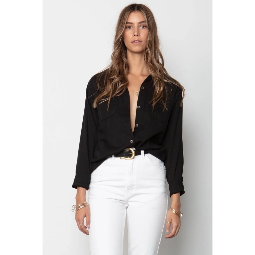 Stillwater | The Favorite Button Down Shirt 100% Cotton in Black